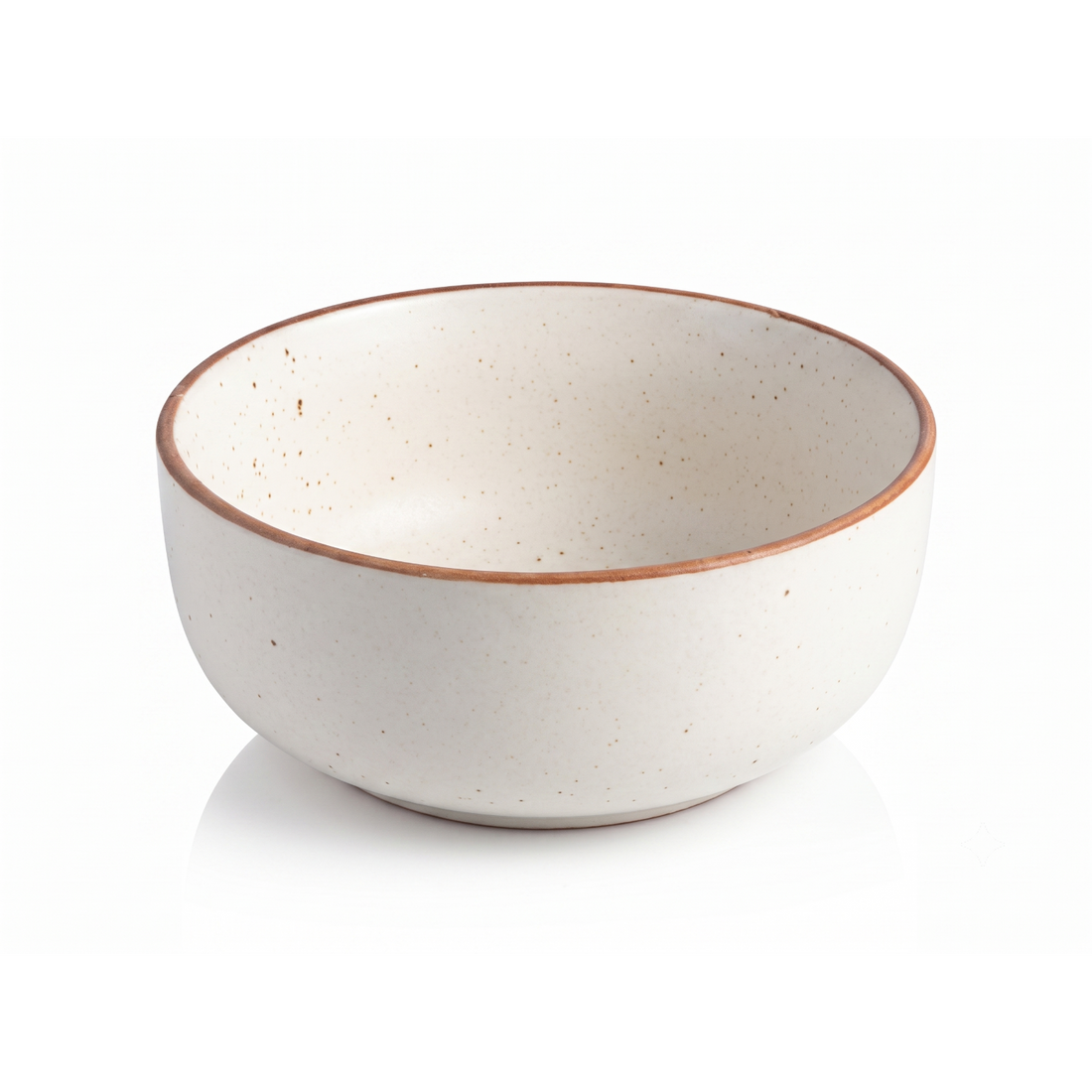 Freakway Ceramic Geometric Bowl Stoneware, Large, 1 Piece, White