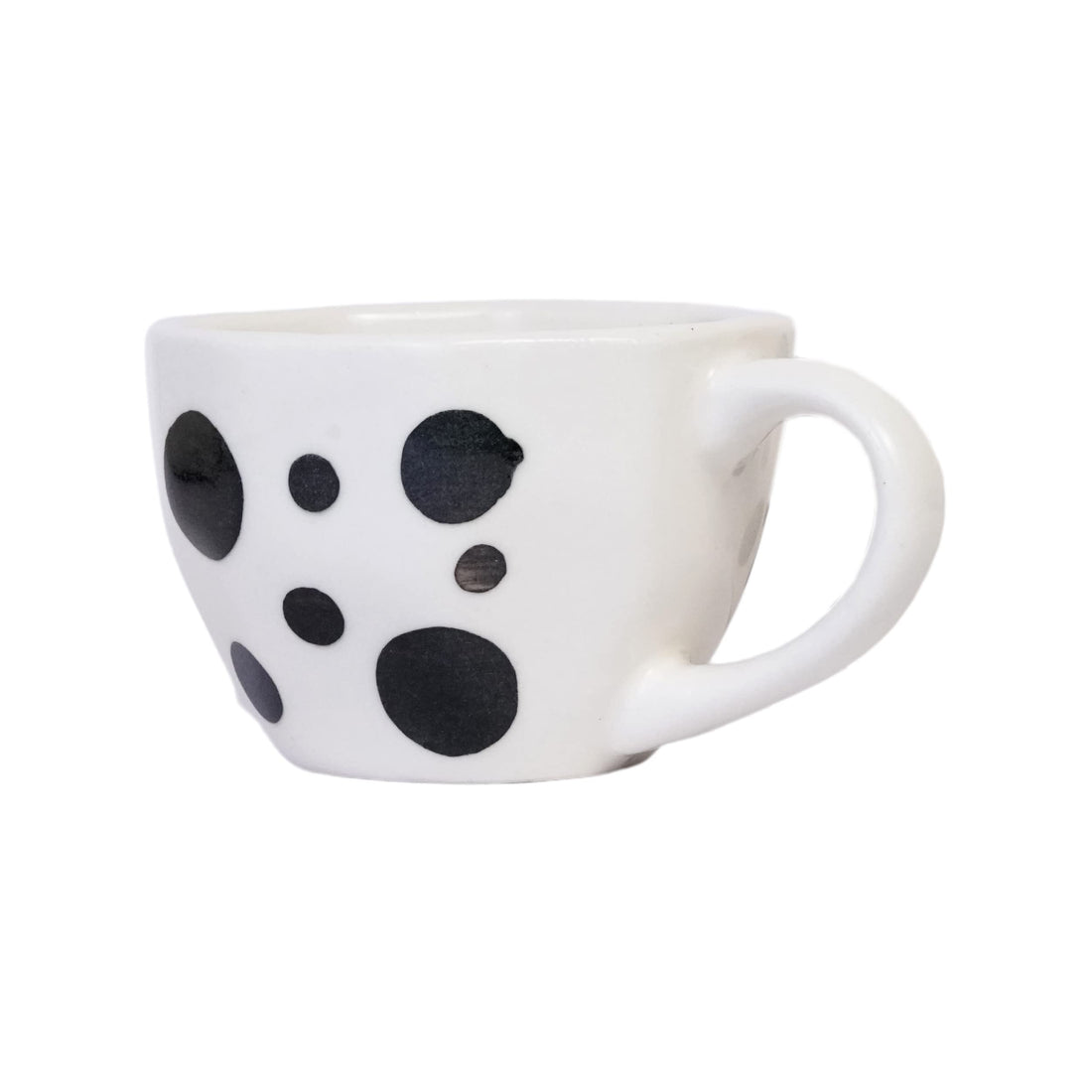 Freakway Set of 4 Cocoa Rims Handcrafted icrowave Safe & Dishwasher Safe - Ceramic Coffee Mugs for Tea Mugs Set Ceramic Mugs Milk Mug Pottery Mugs