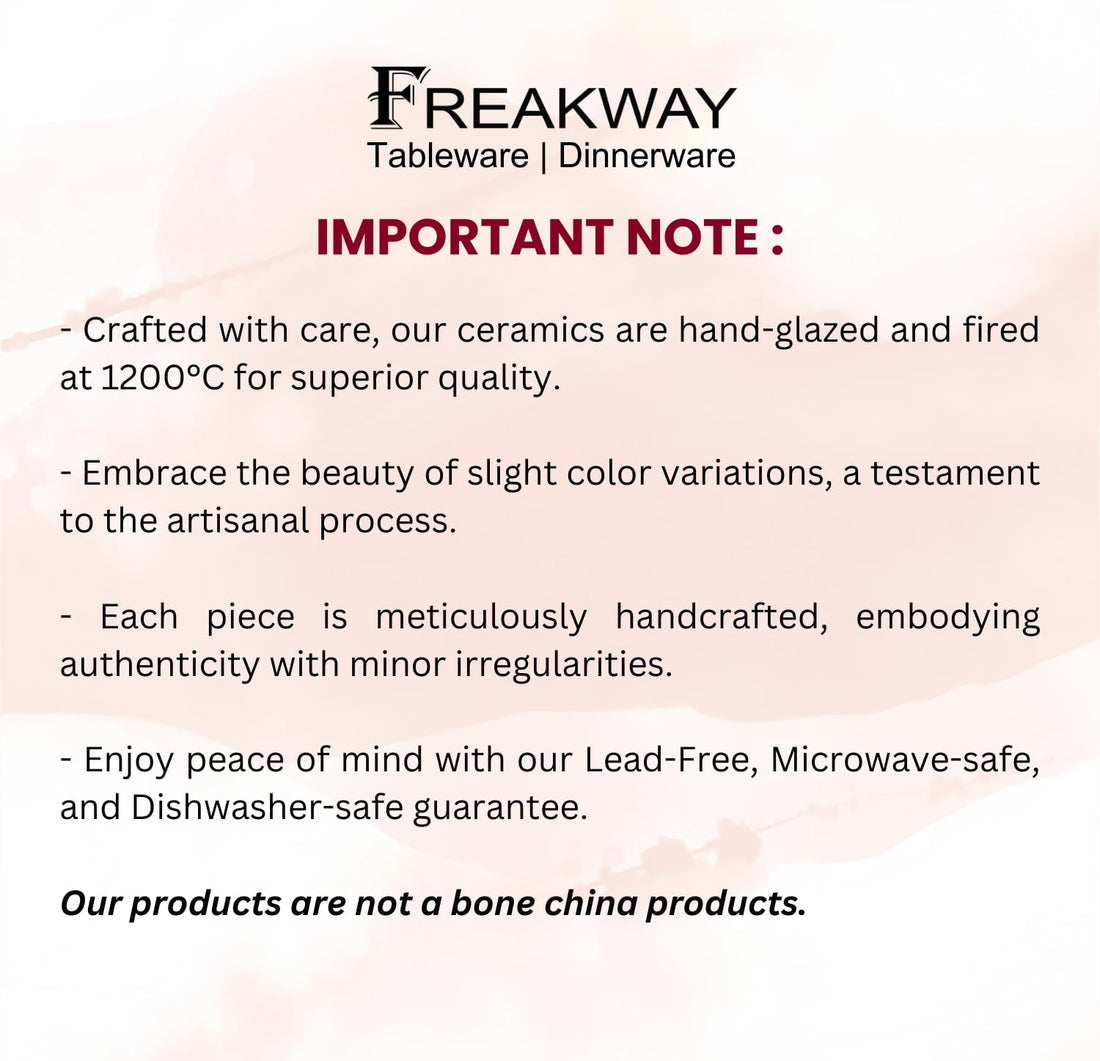 Freakway Cream Ribbed Stoneware Dinner Plates 10.6 Inch Set of 4 Pcs Ceramic Plates for Dinner | Microwave & Dishwasher Safe | Off White