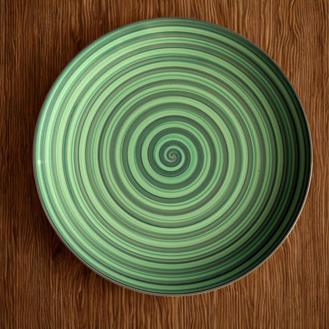 Freakway Sea Swirls Design Handpainted' Permium Ceramic Dinner Plates Serving for 1