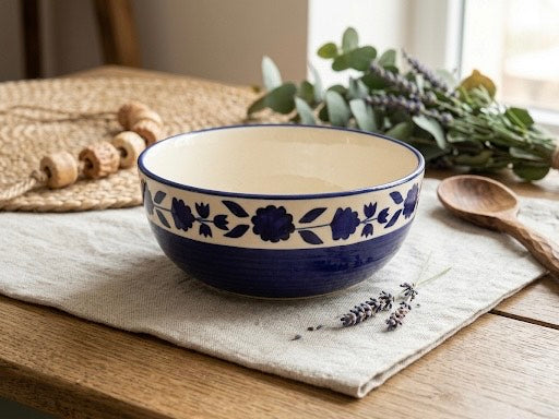 Freakway Handcrafted Ceramic Serving Bowl (Large 1000ml / Set of 1)